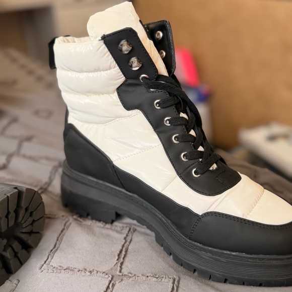 Nine West Monochrome High-Top Sneakers - Picture 10 of 13